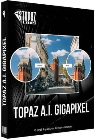 Иконка Topaz Gigapixel A.I. 5.3.0 RePack (& Portable) by elchupacabra [En]